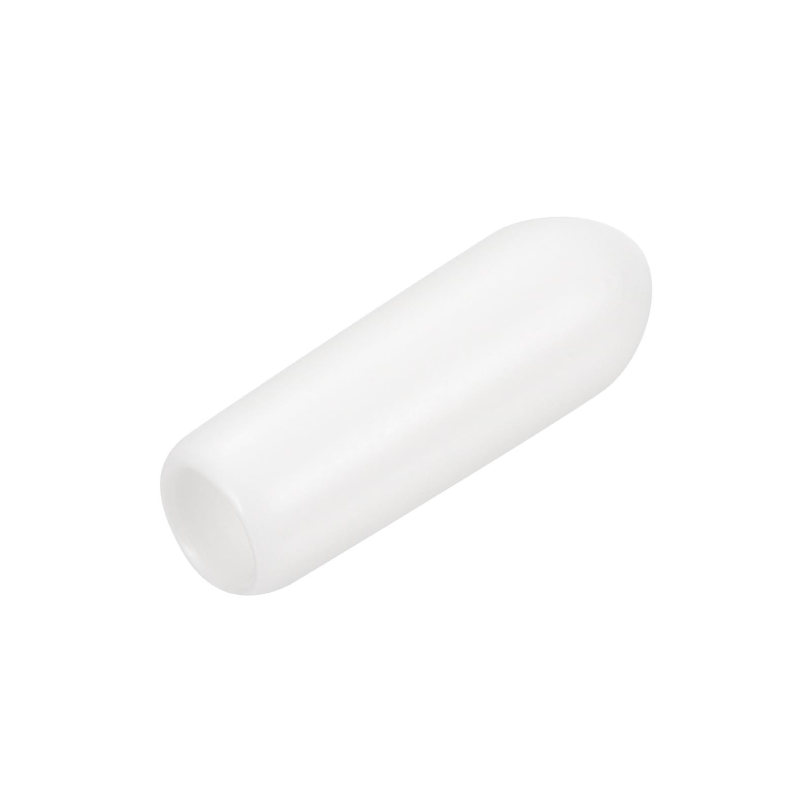 uxcell 20pcs Rubber End Caps 4mm(5/32") ID Vinyl Round End Cap Cover Screw Thread Protectors White