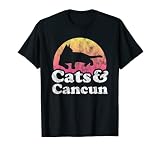 Cats and Cancun Chat et Mexique pour homme ou femme T-Shirt