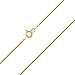 PLANETYS - Chaîne Maille Serpent Enfant Bébé Argent 925/1000 Plaqué Or jaune 18 carats Largeur 1 mm Longueur 36 cm