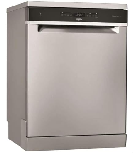 Lavastoviglie 60 cm Whirlpool WFO3T233P6 Inox - 14 coperti, Consumo di acqua: 1820 L/anno, Silenziosità acustica: 43 dB, Acciaio inossidabile, Indipendente