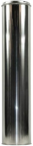 8" X 48" Chimney Pipe Class-A, All-Fuel, 304 Stainless Steel, Wood Stove Chimney, UL103