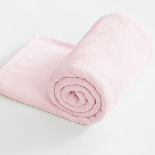 Ryb Home RYBUSTBSL27-5060C15 Pink Throw Blanket For Couch, Fleece Baby Girl Blanket For Bed, All Season Fuzzy Microplush Thermal Blanket thumb #7