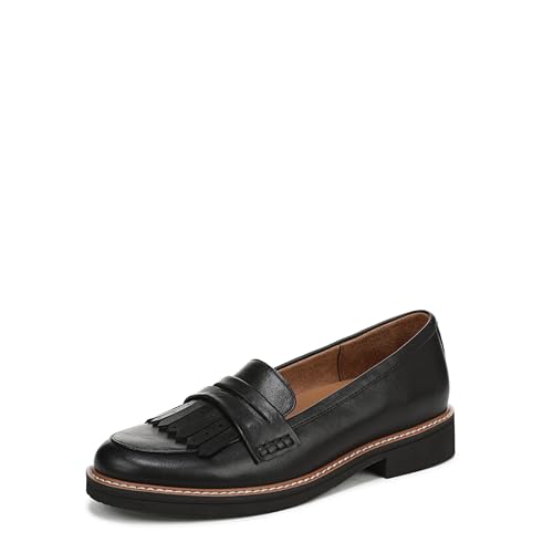 Naturalizer Women's Pacey Loafer Black Smooth 8 M