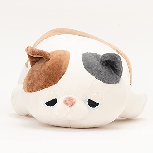 りぶはあと 抱き枕 プレミアムねむねむアニマルズ ミケネコのゆず Mサイズ(全長約50cm) ふわふわ もちもち ぬいぐるみ だきまくら プレゼント58202-10 [2]