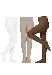 3 Pairs White & Khaki & Brown