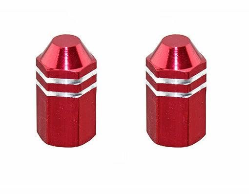Tapa de válvula hexagonal aleta para bicicleta