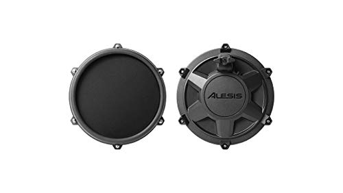 Bateria Eletrônica Alesis Turbo Mesh Kit de 7 peças com Peles Mesh 120 Sons e Rack, Som Realista Com
