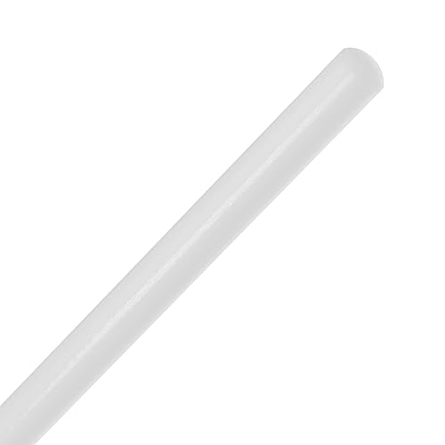Aicosineg Barras redondas de plástico sólido polioximetileno POM Rod DIY piezas blancas 1/6 x 39-3/8 pulgadas (D x L) 1 unidad