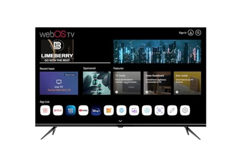 LIMEBERRY 109 cm (43 Inch) Frameless Full HD WebOS Smart QLED LED TV with Magic Air Voice Search Remote, Black (LB431CNW) LIMEBERRY 109 cm (43 Inch) Frameless Full HD WebOS Smart QLED LED TV with Magic Air Voice Search Remote, Black (LB431CNW)