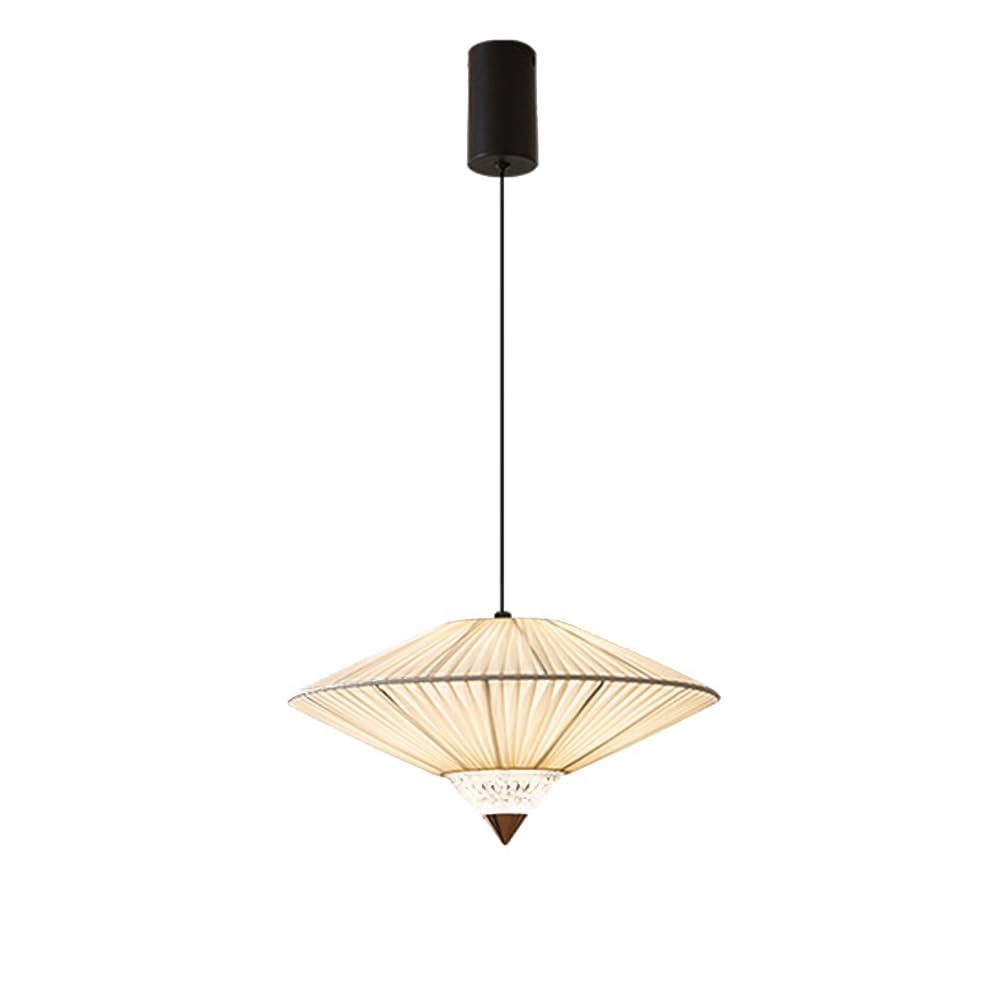 RSZCSMO Italian Luxury LED Living Room Chandelier Medieval Retro Dining Room Bedroom Fabric Chandelier is Suitable for Study Teahouse Hotel,Lighting Fixture