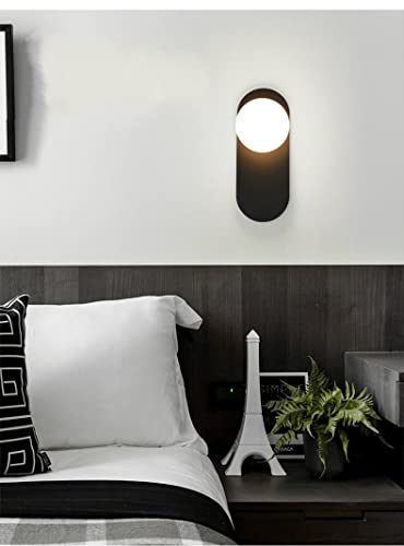 Aplique de pared LED de bola de cristal de 7W y bombilla G9 para decoracion interior de dormitorios 4