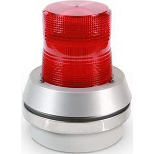 Feu rouge Edwards Signalisation 51SINR-G1 constant 24DC pour armoire électrique industrielle