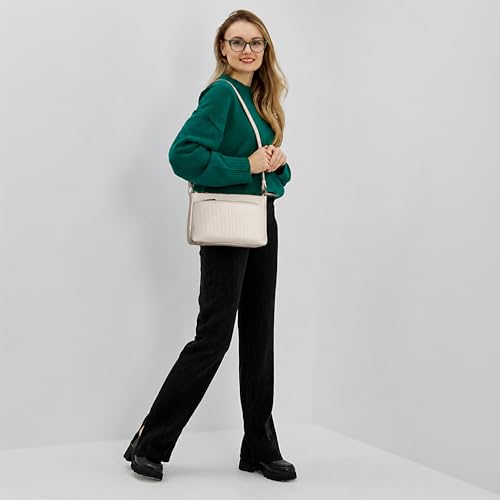 Image of EXOTIC Women's Studded Dual Tone Sling Bag -Green
