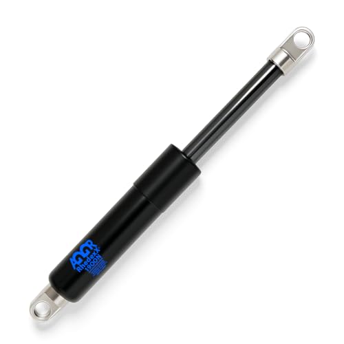 Resorte de gas 500 mm/200 mm/1900 N – Ø 8,2 mm, amortiguador de gas con ojo articulado, acople ocular M10, rosca para remolque de caballo, muelle de gas (1900 N – 8,2 mm de diámetro)