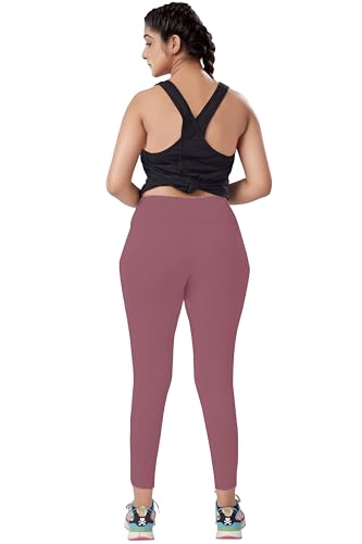 Image of Nexsus Appparels Stretchable Gym Pants for Workout : The Ultimate Yoga Pants | Gym Wear for Woman | Gym Tights for Women with Side Pockets | Available in Plus Size's