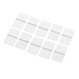 Menge: 20 stücke (2 Größe) Hellery 20 Stücke Kunststoff Festgesteckte Scharniere Für RC Flugzeug Hobby Modell Flugzeug Lipo Batterie