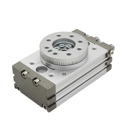 Vérin pneumatique rotatif MSQB10A avec angle réglable 0-190° - 7
