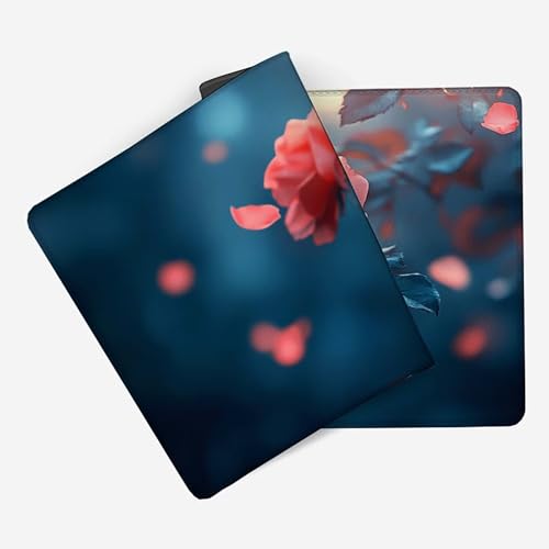 Tapis de souris rose grand format imperméable avec base antidérapante PC
