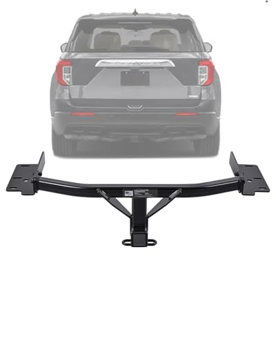 TUZILLA Class 3 Trailer Hitch 2 Inch Receiver Fit for 2020-2024 Ford Explorer ALL/2020-2024 Lincoln Aviator All