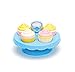 Produktbild Green Toys 8601152, Cupcake Set für Kinderküche, Spielküche Rollenspiel, nachhaltiges Küchenspielzeug für Kinder ab 24 Monaten, 16-teilig