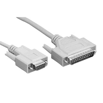 Dalco 10 Ft. Beige Db9F/Db25M Molded at Modem Cable