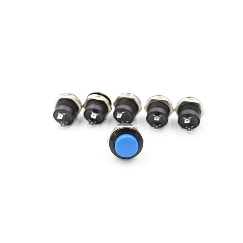 Interruptor pulsador R13-507 momentáneo para paneles de control y proyectos DIY 2