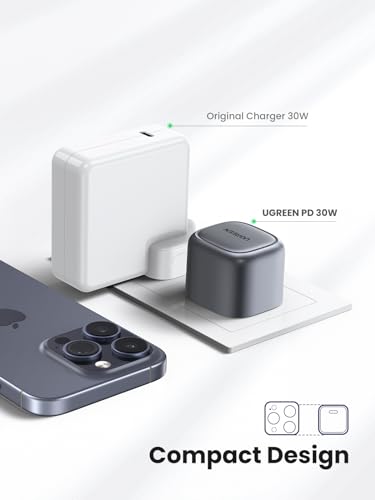 UGREEN USB C Charger Nexode 30W USB C Plug PD 3.0 Fast Charging Foldable GaN Charger Compatible with iPhone 17/16/15/14/13/12 Series - Image 4