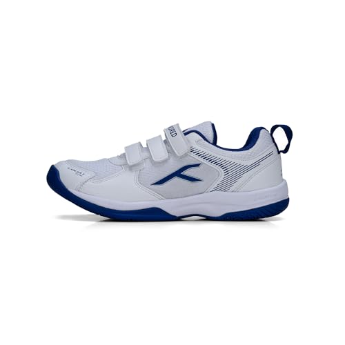 HUNDRED Court Star - Kids Badminton Shoes (Non Marking) | Lightweight & Durable | X-Cushion Protection