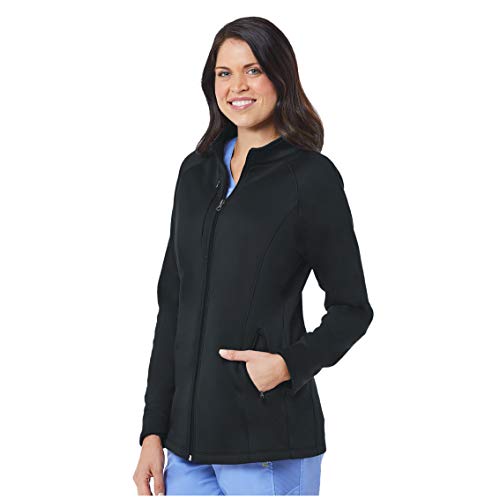 Maevn Blaze Women's Warm-up Bonded Fleece Scrub Jacket