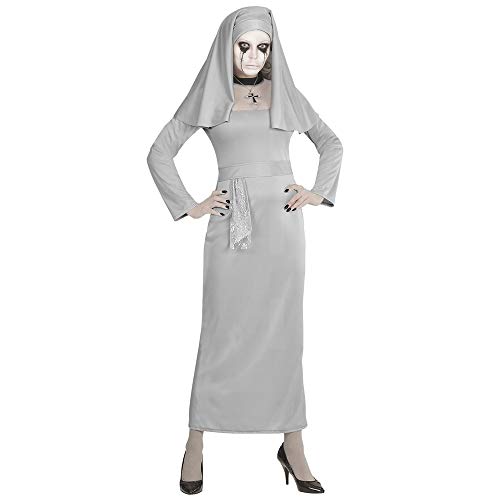 Widmann 65679 Ghost Nun Adult Costume XS, Gray - Image 4