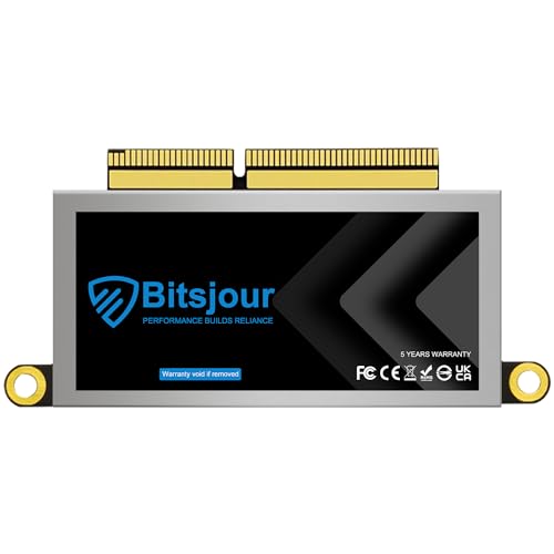 Bitsjour 256GB NVMe SSD AbvO[h 2016-2017 MacBook Pro A1708 ^b`o[ȂfAMacC^[tFCXA_v^[ȂAmacOSvCXg[ς