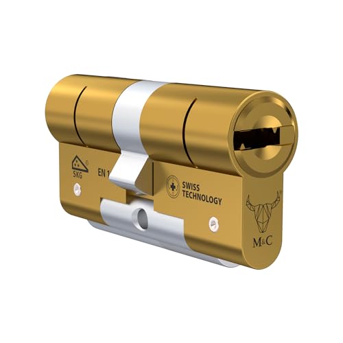 Cilindro de seguridad M&C Move (32x37, Leva larga, Latón)