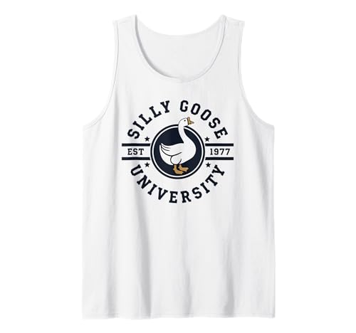 Silly Goose University meme vintage Tank Top