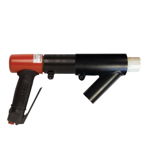 CS Unitec | 139.3107 | Trelawny 3BPG Heavy-Duty Needle Scaler with Vacuum Shroud. Air-Powered, Pistol Grip, 2200 BPM, 28 Needles, All-Steel Internal Construction – Made in England