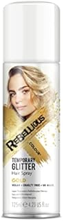 Glitter Hair Colour Spray, Silver Sparkle, 125ml, Loose