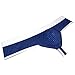 OROCOJUCO Mens Breath Holes Bikini Underwear Cheeky Boxer Briefs Extra Skimpy Brazilian Bikini Pouch Trunks Navy Blue XL, OR141