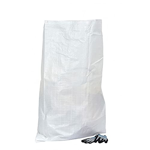 Sac à Gravats 70x115cm | Sac pour Gravats en Polypropylène tissé pour Gravats et Débris | Lot de 10 Cover