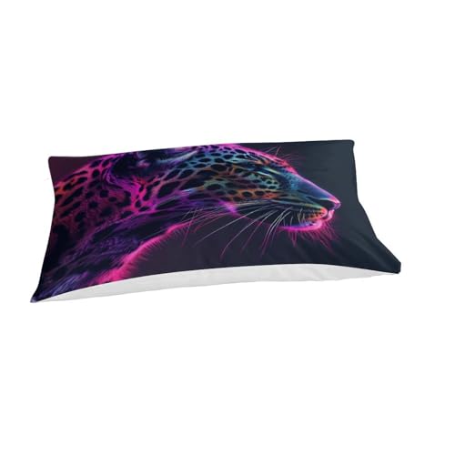 Housse de couette léopard 135x200 lit simple sauvage 3D