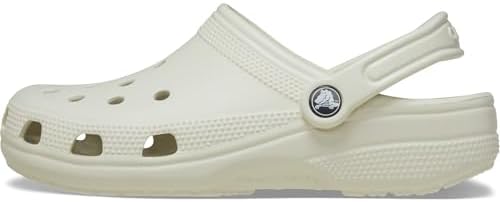 Crocs Unisex-Adult Classic Clog, Clogs for Women and Men, Linen, 9 Women/7 Men - 4