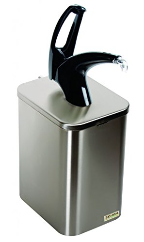 San Jamar P4900 Stainless Steel FrontLine Countertop Box System with Condiment Pump, Black