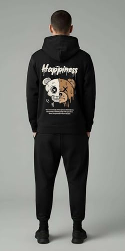 Image of Meut Men's Cotton Blend Hoodie | Stylish & Warm Sweatshirt for Gym, Running, Travel & Winter Wear | Comfortable Hooded Pullover for Everyday Use