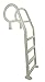 Champlain in-Pool Plastic Ladder for Above Ground Swimming Pools| White | Heavy Duty | Fits 48-54-Inch High Decks | Won't Corrode | Perfect for Salt Water Pools