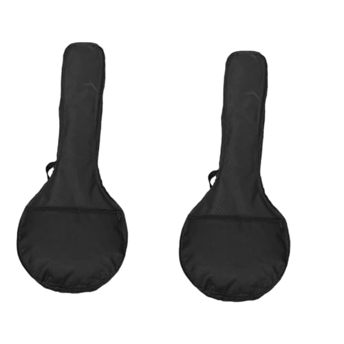 GLSTOY 2pcs Mandolin Case Zipper Musical Instrument Bag Adjustable Shoulder Straps