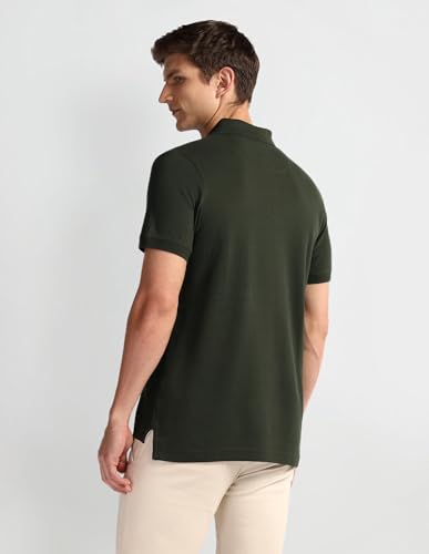 Image of U.S. Polo ASSN. Printed Polo T Shirts for Men - 100% Cotton, Half Sleeve Mens Tshirt
