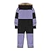 Kids Snow Suit Boys One Piece Toddler Snow Suit Girls Fashion Waterproof Windproof Clothes Winter Outdoor Fleece Thickened Ski Suits With Pockets Light Purple-160