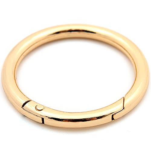 Loosco Boucle à ressort en forme de O pour fabrication de sac à main (or, 5,1 cm)