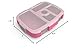 Bentgo® Kids Prints Tray with Transparent Cover - Reusable, BPA-Free, 5-Compartment Meal Prep Container with Built-In Portion Control for Healthy Meals At Home & On the Go (Pink Dots)