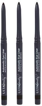 Ulta Beauty 3 Pack Automatic Eyeliner. Matte Black Brown. Size 0.01 oz.