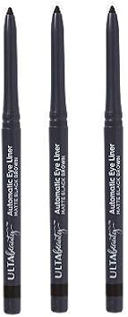Ulta Beauty 3 x Automatic Eyeliner Matte Black Brown, Size 0.3 oz.