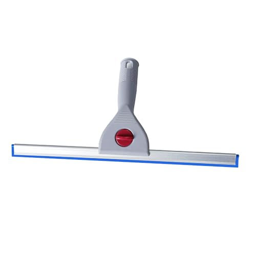 Image of 35cm Glass Cleaning Squeegee Silicone Blade Plastic Handle for Car Wrapping Window Duster Tinting Windshield Household Mirror Water Scraper (14IN /35CM, Blue)